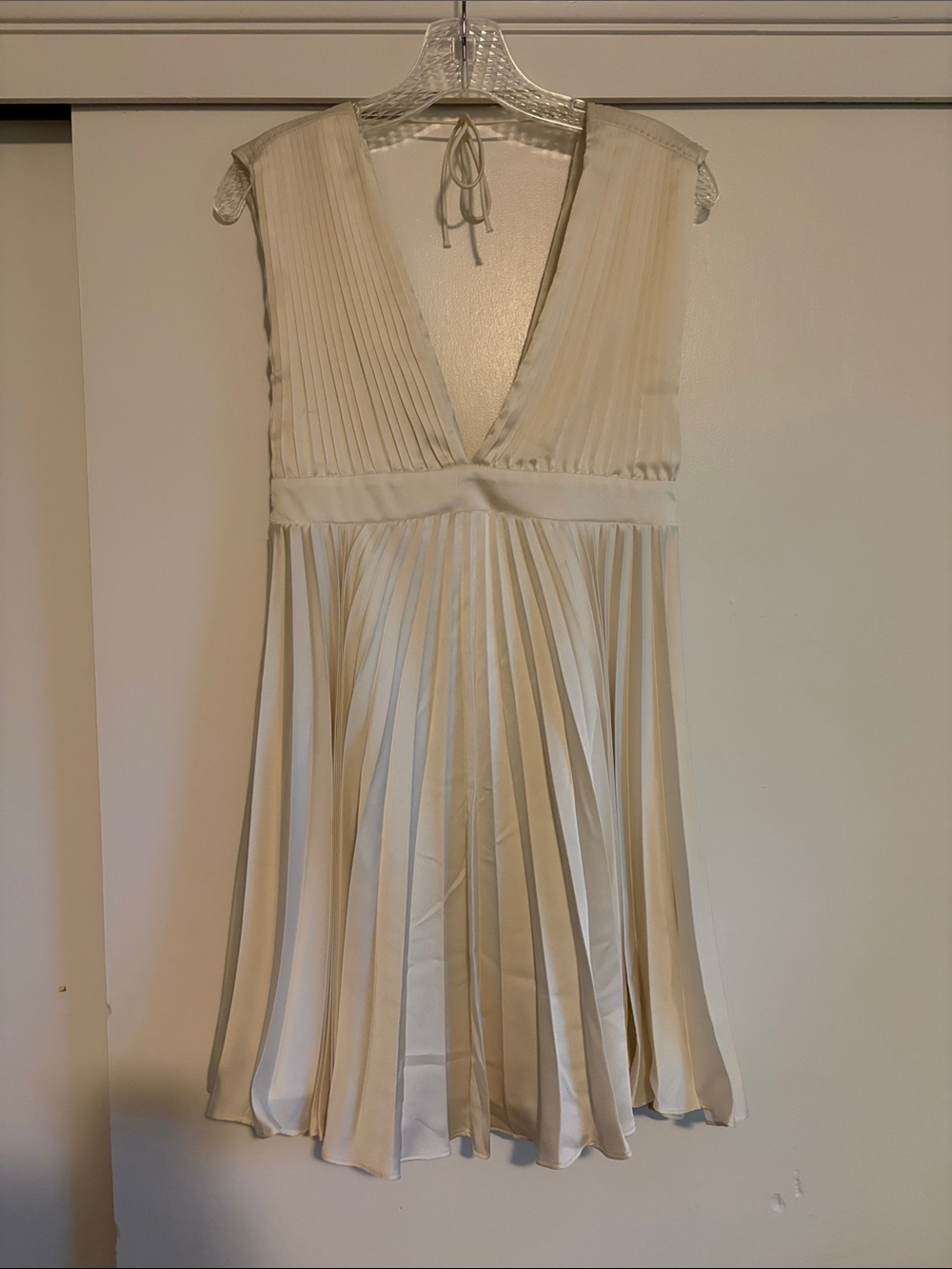 Abercrombie Fitch white mini dress